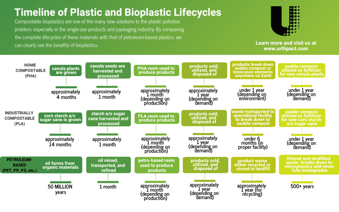 Lifecycles Comparison (Petro, PLA & PHA)